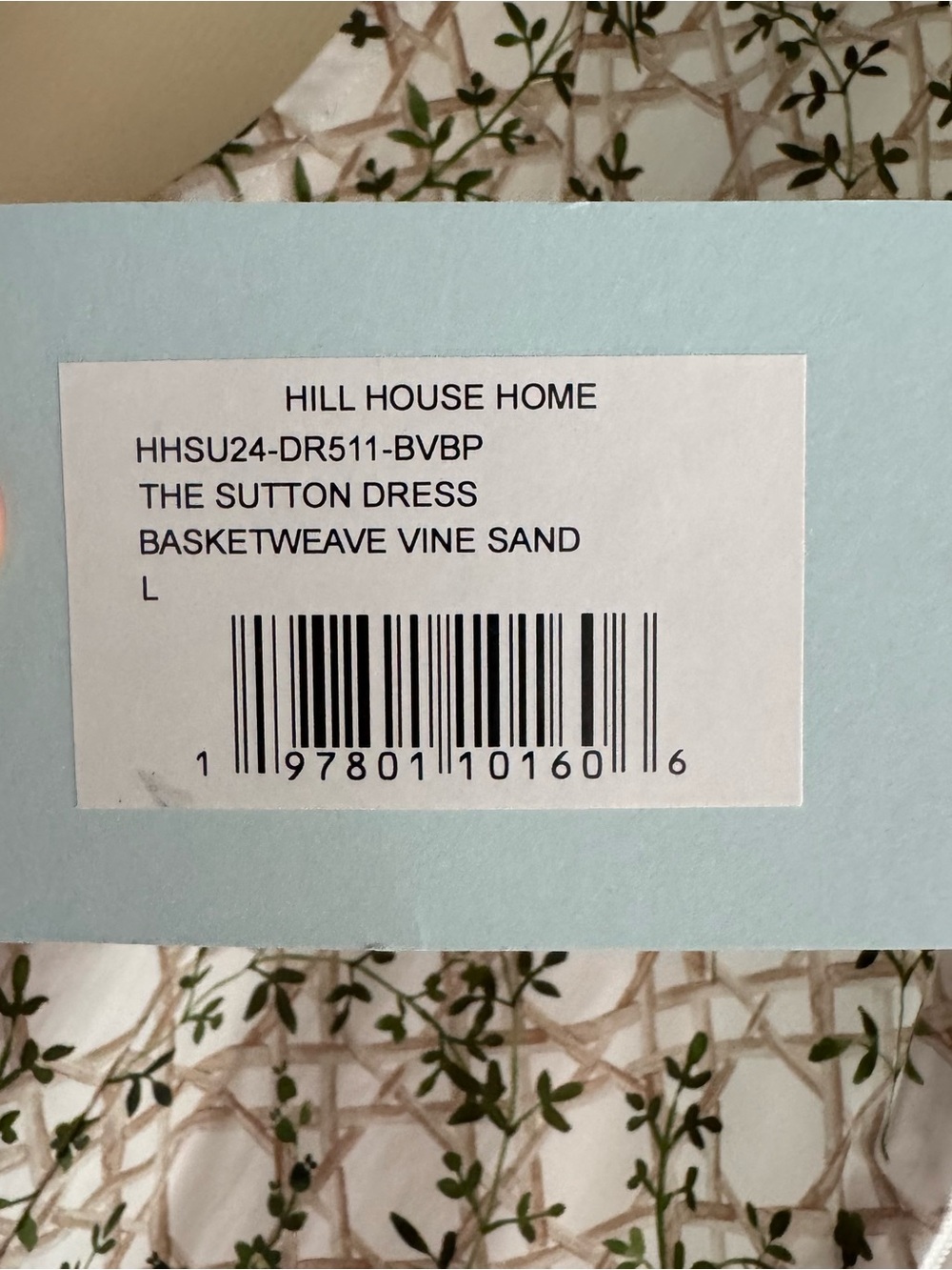 Hill House Home The Sutton Dress BASKETWEAVE Large - Picture 8 of 9